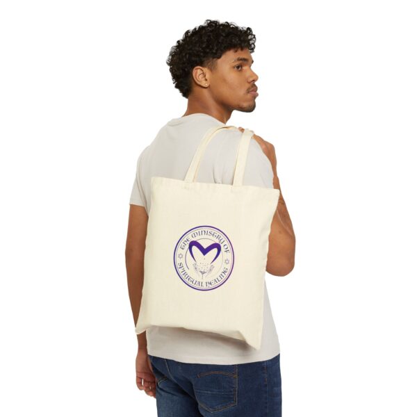 LTC Ministry of Spiritual Healing Cotton Canvas Tote Bag - Image 3